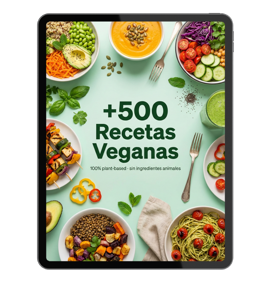 500 Recetas Veganas - Horno, Air Fryer, Sartén, Olla